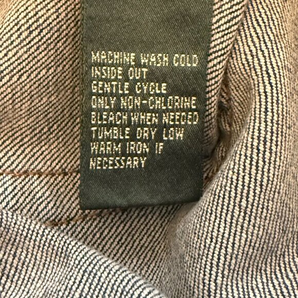 Lauren Jeans Co Ralph Lauren Womens Studded Flare Denim Jeans Size 14 (36x28) - Picture 13 of 13